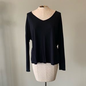 Haute Hippie Black Long Sleeve Shirt